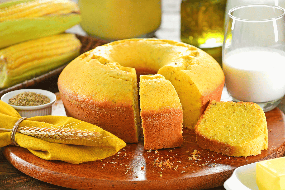 Bolo De Floc O De Milho Sem Farinha De Trigo Fofinho E Delicioso Para