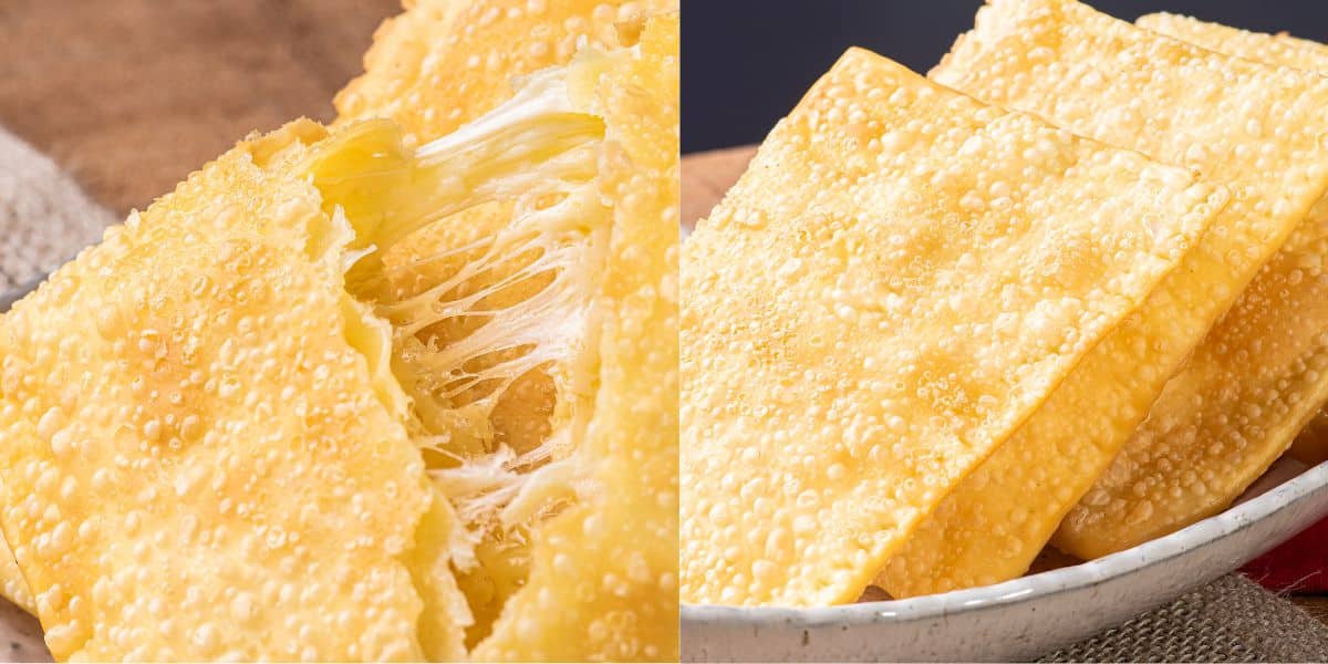 Leia mais sobre o artigo Receita de pastel 4 queijos crocante e saboroso mais gostoso que o pastel feito na feira