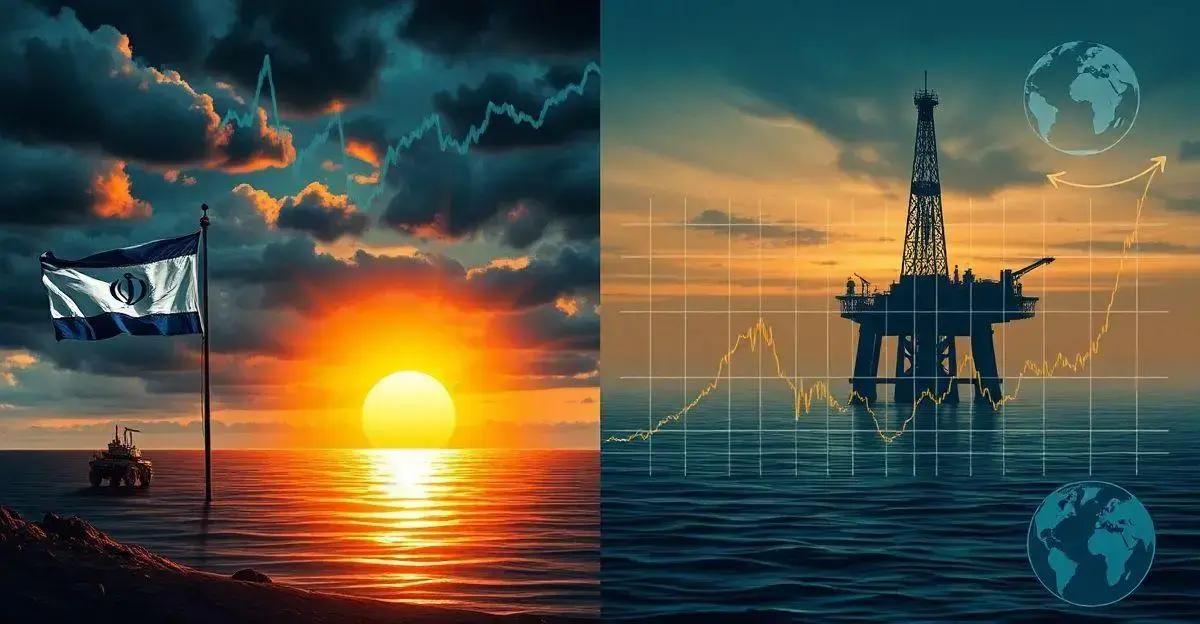 como a tensao entre israel e ira impacta o preco do petroleo