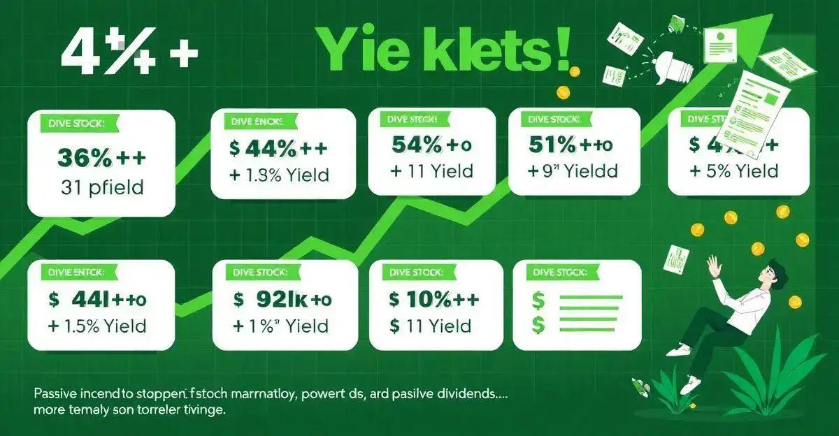 8 acoes de dividendos com rendimentos acima de 4