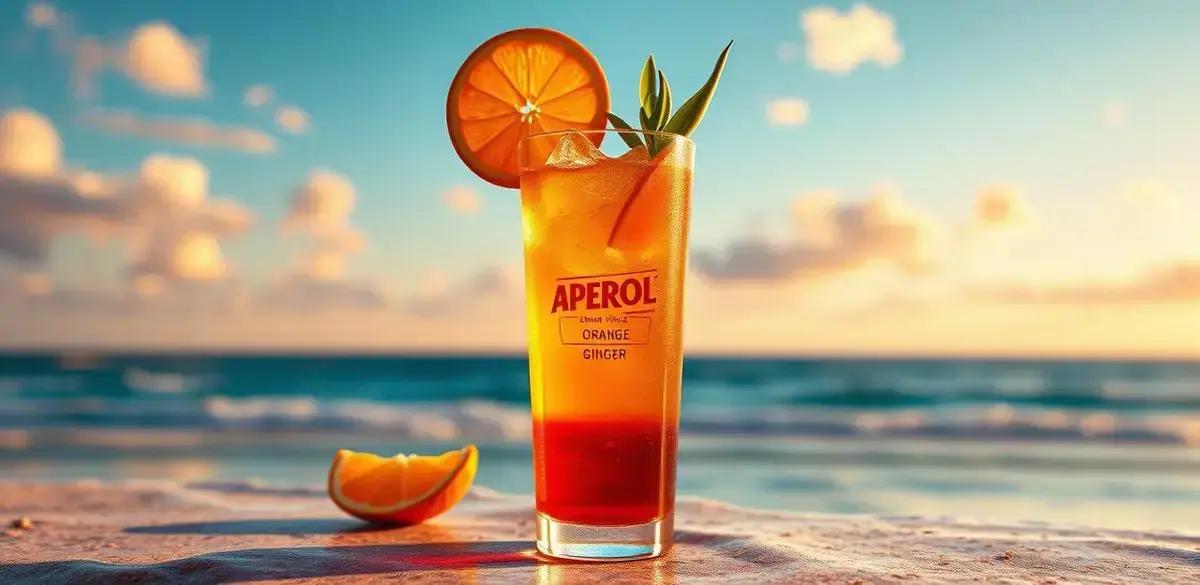 No momento, você está visualizando Aperol com Refrigerante de Laranja e Gengibre: A Combinação Refrescante