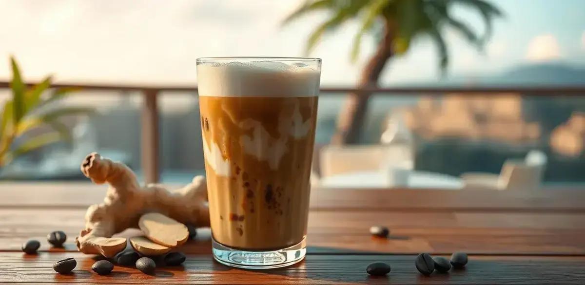 No momento, você está visualizando Café Gelado com Espuma de Gengibre: Refresque Seu Dia com Este Delicioso Drink