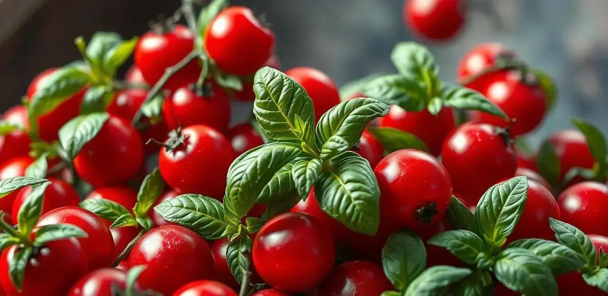 Curiosidades sobre a combinação de frutas vermelhas e manjericão