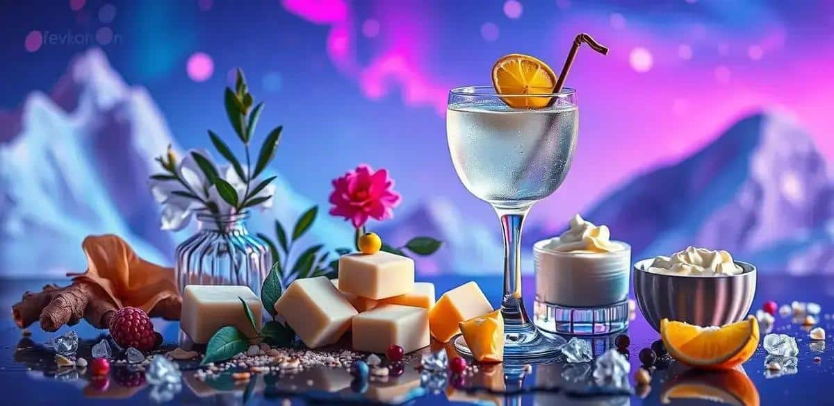 Ingredientes para Chocolate Branco com Vodka e Espuma de Gengibre