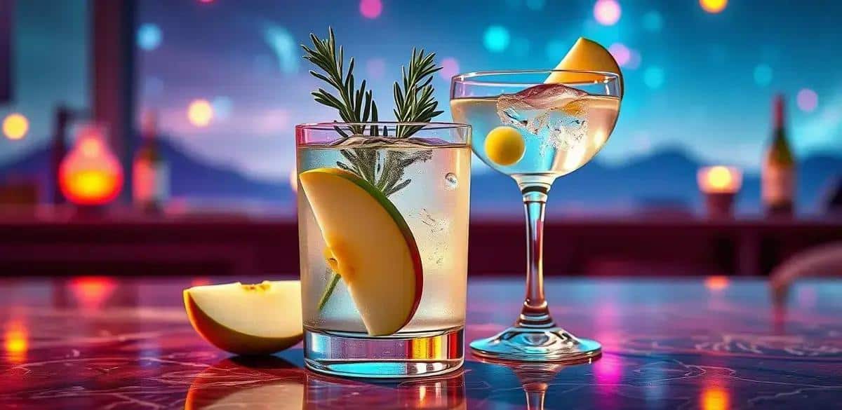 Dicas para Melhorar seu Gin com Espuma de Maçã Verde e Alecrim