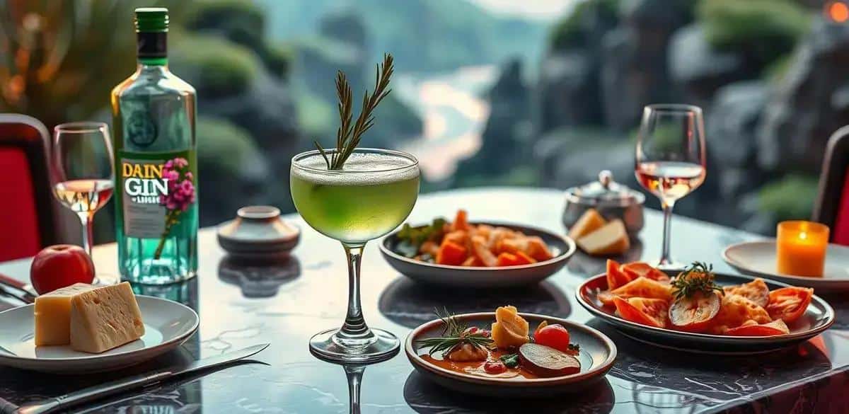 Harmonização do Gin com Espuma de Maçã Verde e Alecrim