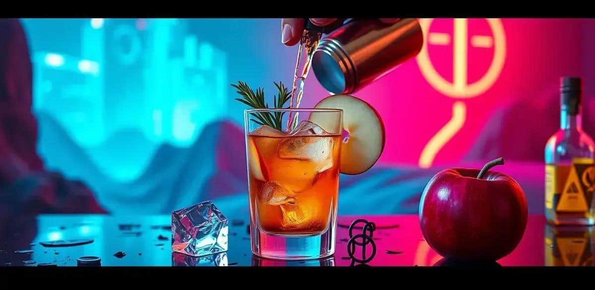 Método de Preparo do Gin com Espuma de Maçã Verde e Alecrim