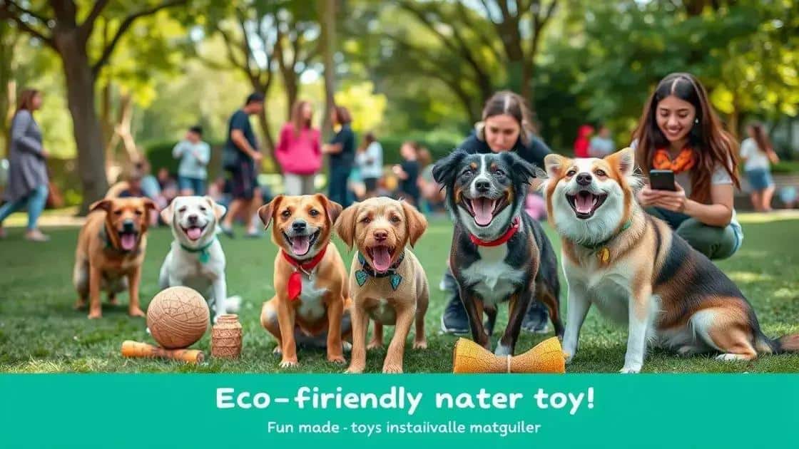 rotina de diversão ecológica para pets