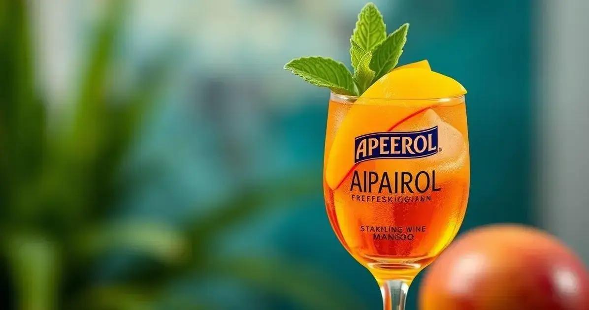 Leia mais sobre o artigo Aperol com Espumante e Suco de Manga: Refresco Irresistível para o Verão
