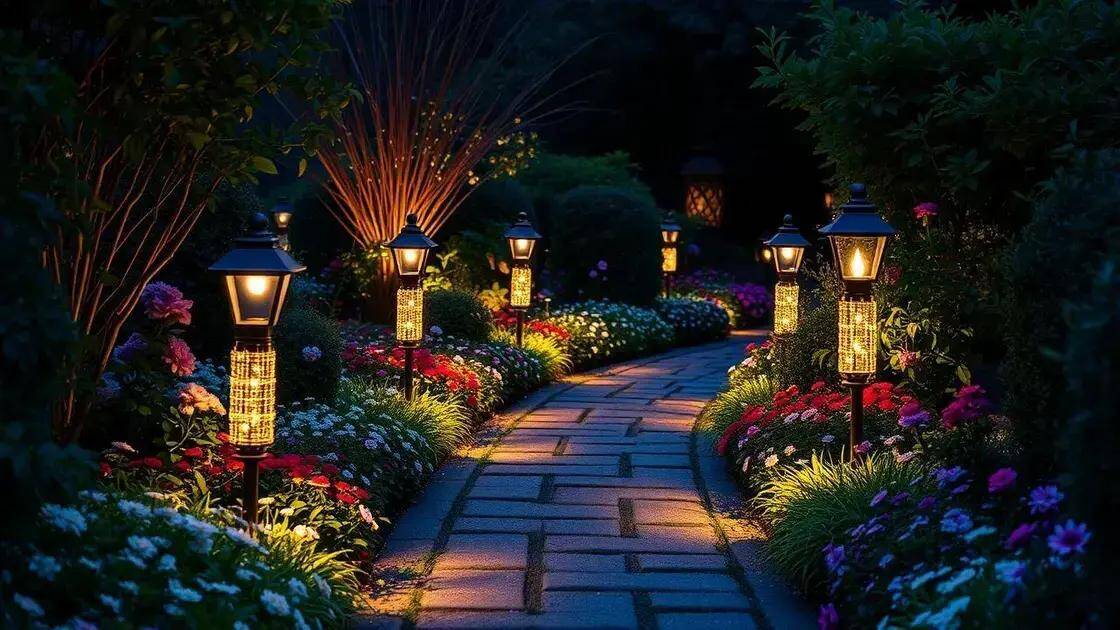 caminhos iluminados tecnica de construcao que dispensa fiacao eletrica