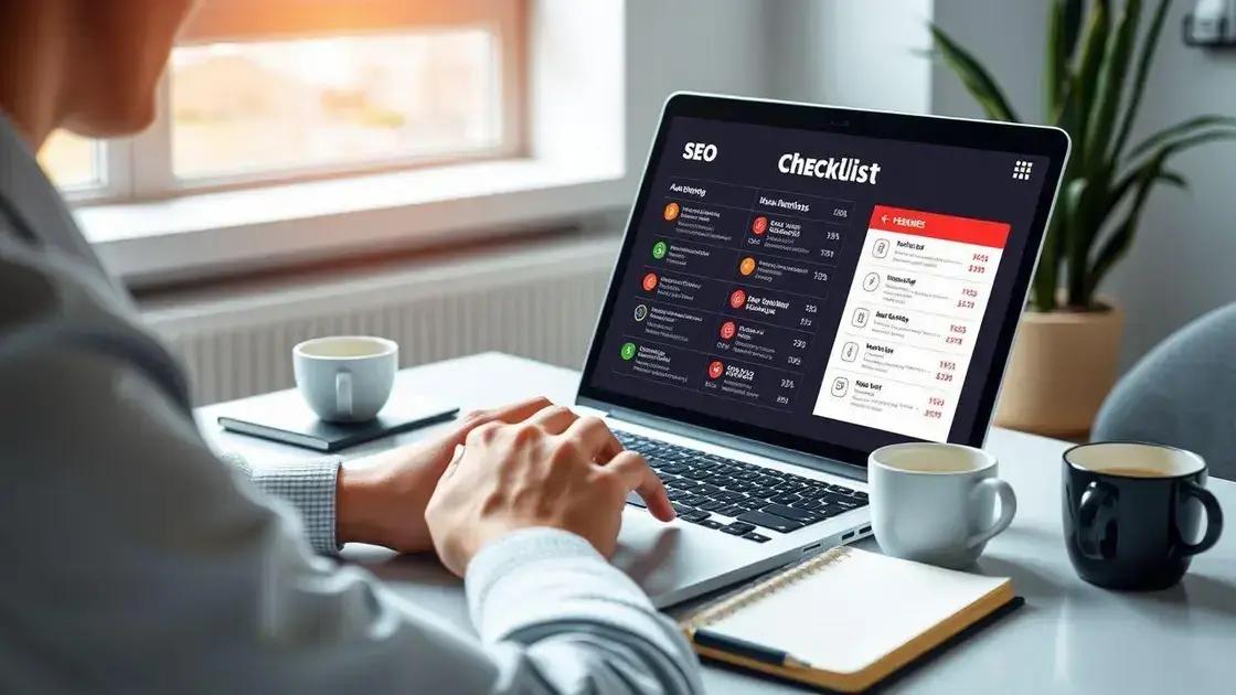 entenda a importância do checklist seo completo para seu site