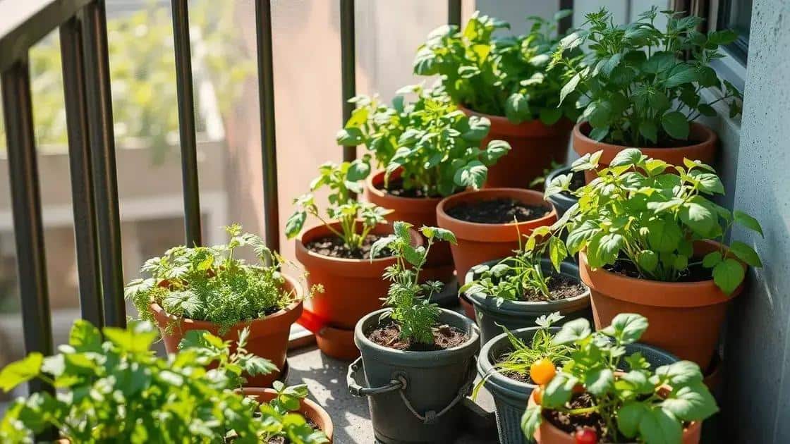 como cultivar alimentos em pequenos espacos