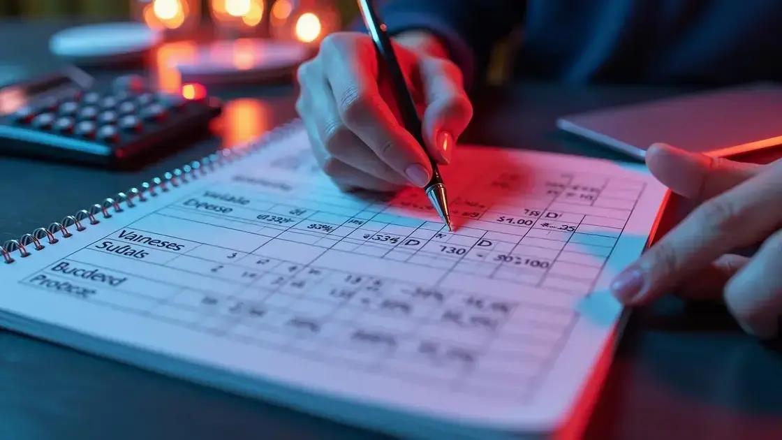 Dividindo despesas fixas e variáveis