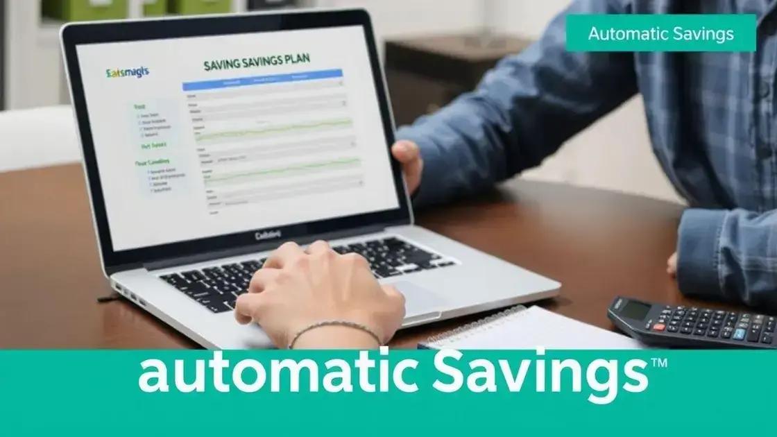 Benefícios da poupança automática para suas finanças