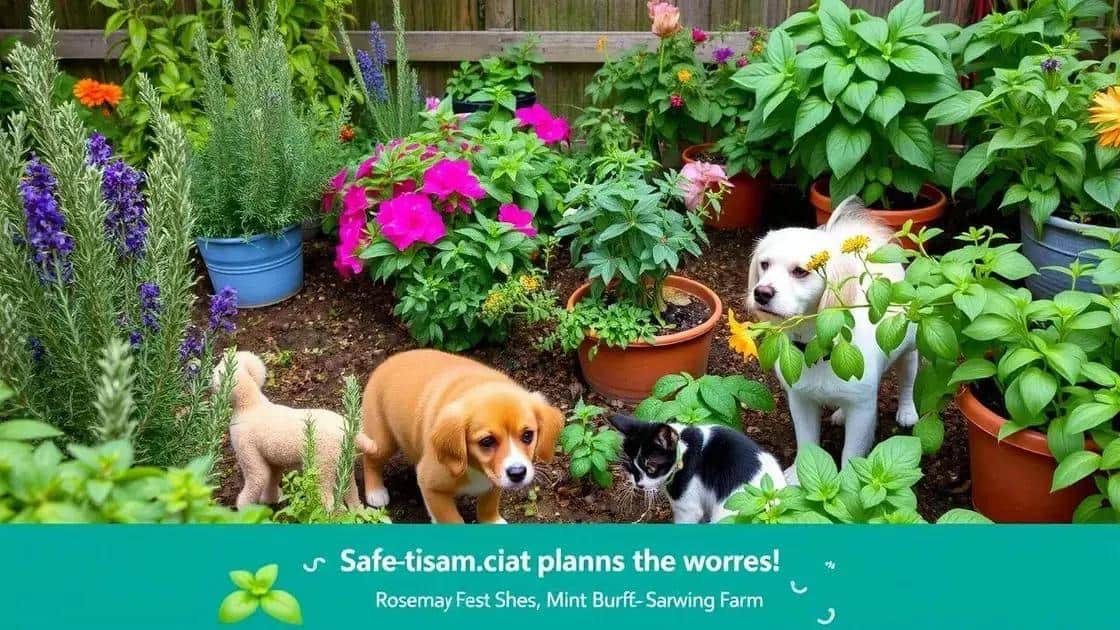 ervas que perfumam o jardim e sao seguras para animais