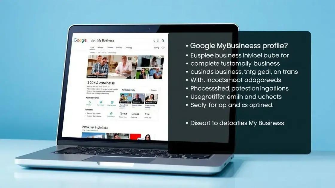 configurações essenciais para otimizar seu perfil no google meu negócio