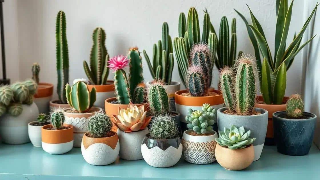 Por que escolher cactos e suculentas na decoração