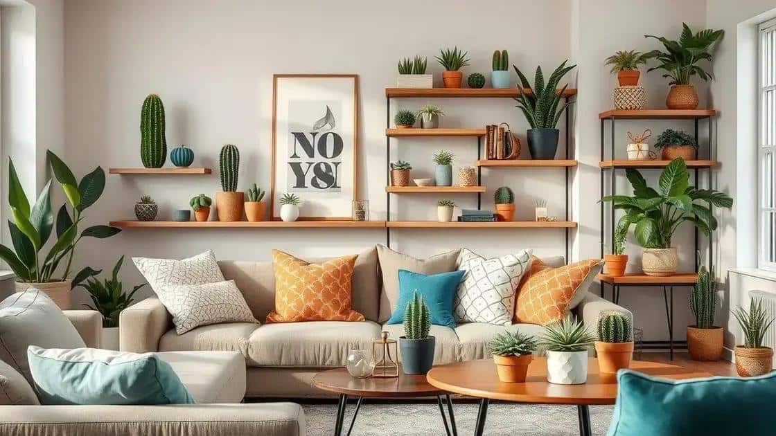 ideias para decorar usando cactos e suculentas