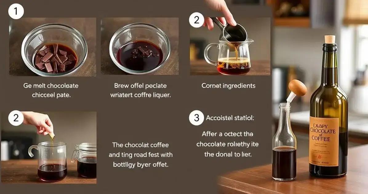 Método de Preparação do Licor de Chocolate