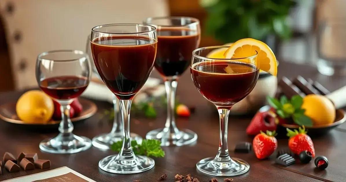 Dicas para Servir o Licor de Chocolate
