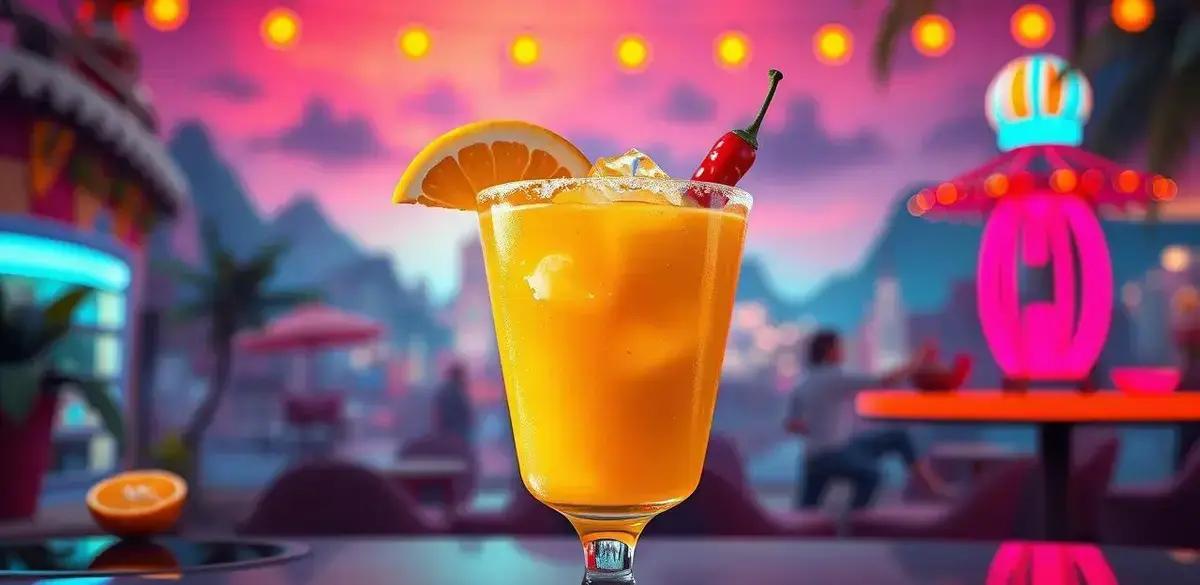 No momento, você está visualizando Margarita Frozen de Manga com Pimenta: A Bebida que Vai Te Surpreender