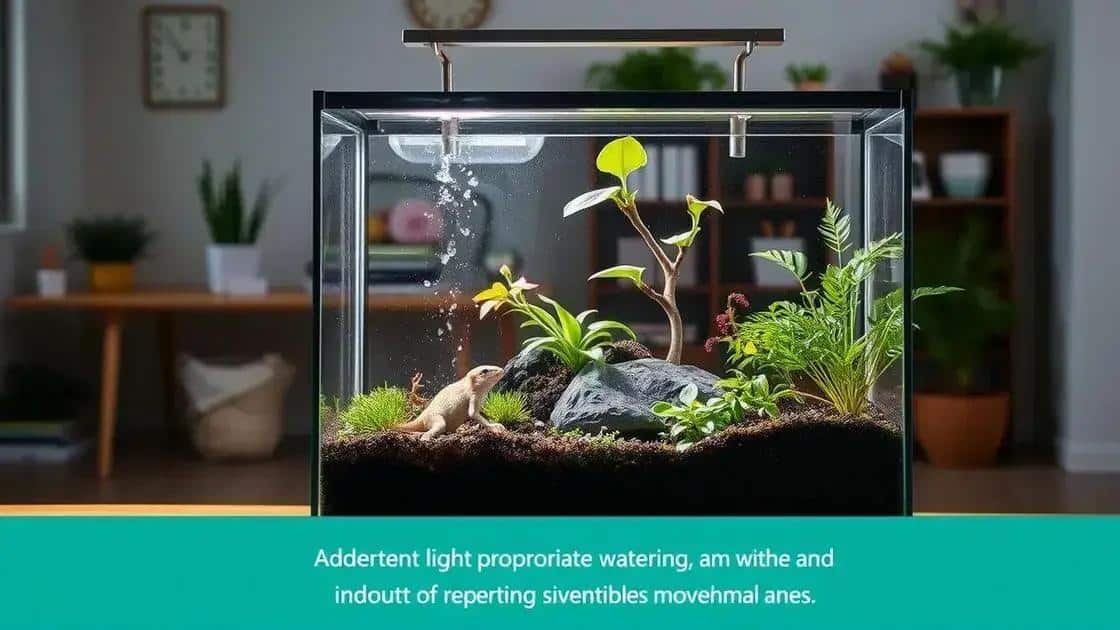 Cuidados essenciais para manter seu terrário saudável