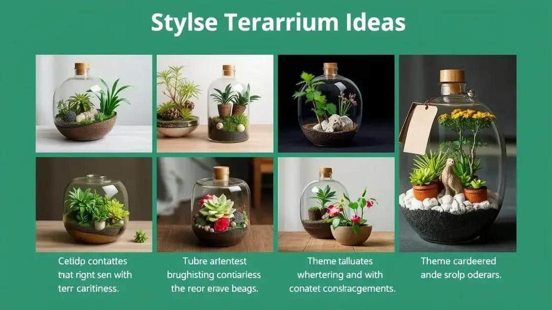 Como personalizar seu terrário com estilo