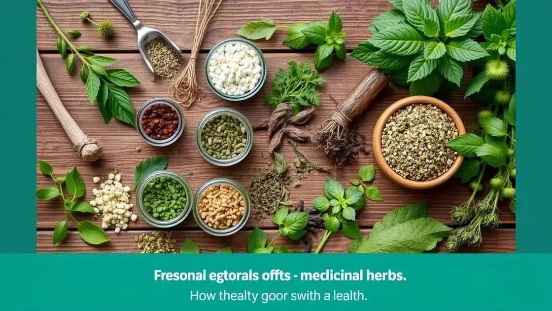 Benefícios das ervas medicinais para saúde e bem-estar