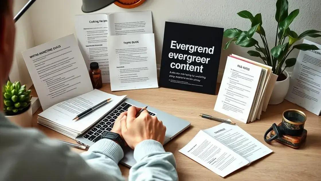Exemplos práticos de conteúdo evergreen