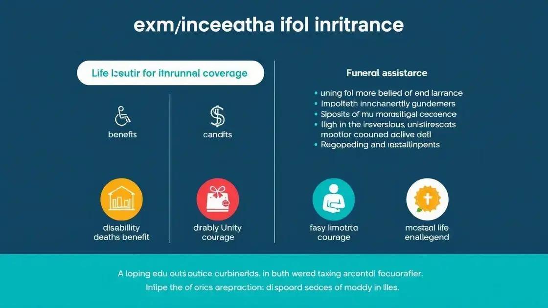 Principais coberturas e benefícios