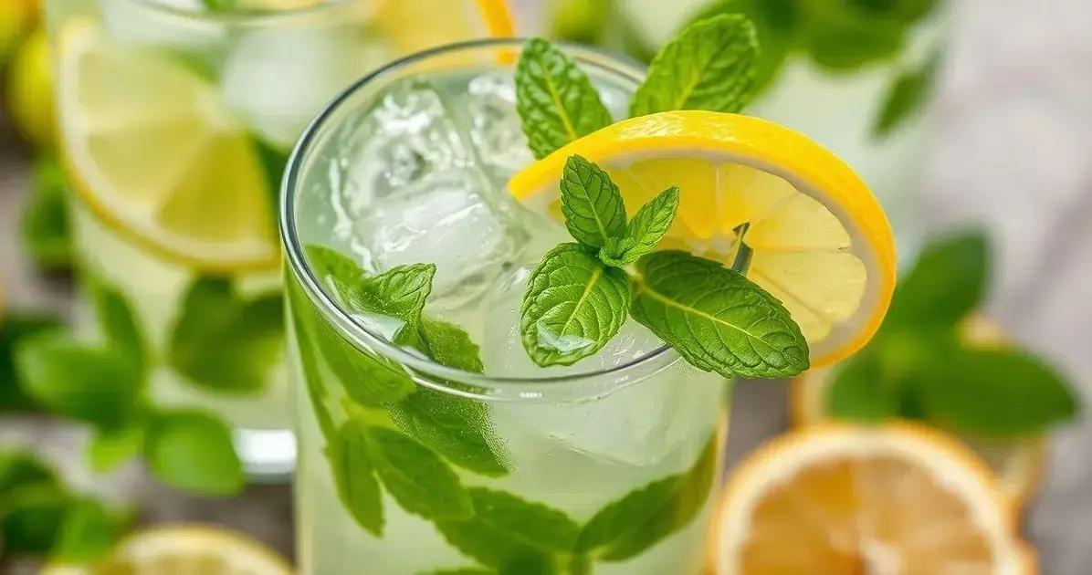 Leia mais sobre o artigo Refrigerante de Limão com Hortelã e Gengibre: Aprenda a Fazer em Casa