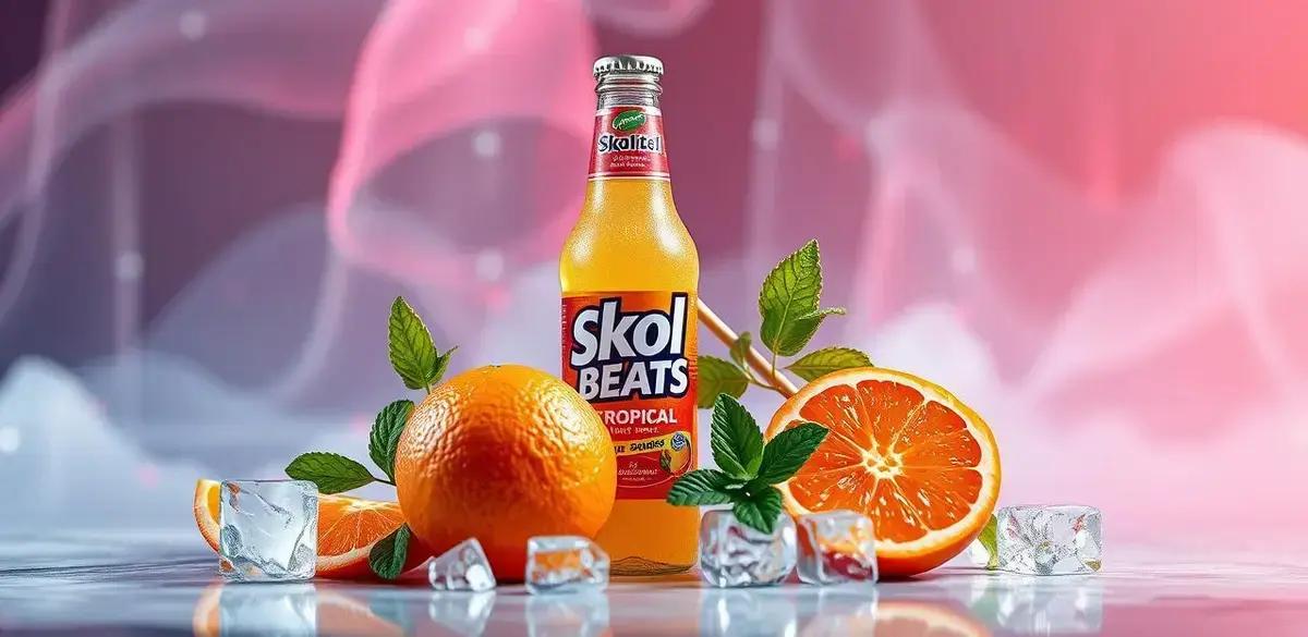 Ingredientes para Skol Beats Tropical com Laranja