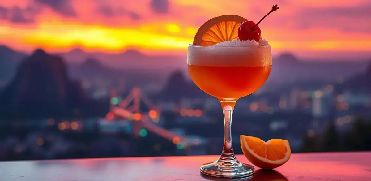 tequila sunrise com espuma de maracuja a bebida dos seus sonhos