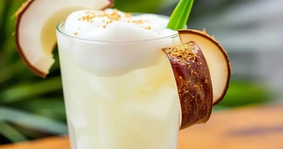 Ingredientes da Receita Rum com Coco e Noz-Moscada