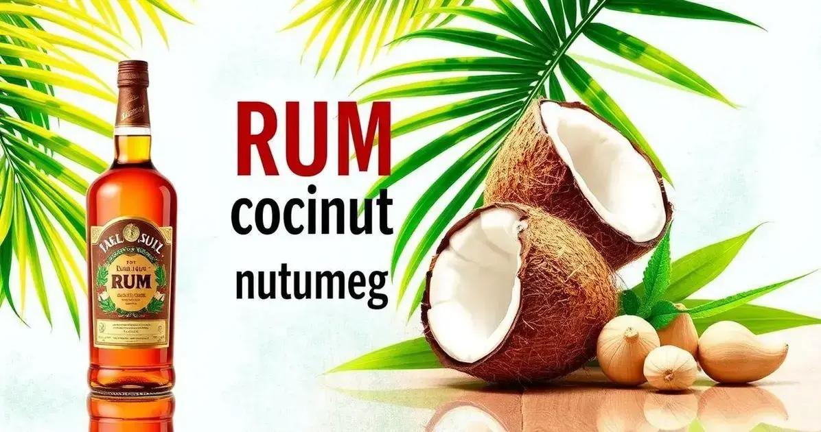 Curiosidades sobre o Rum com Coco e Noz-Moscada
