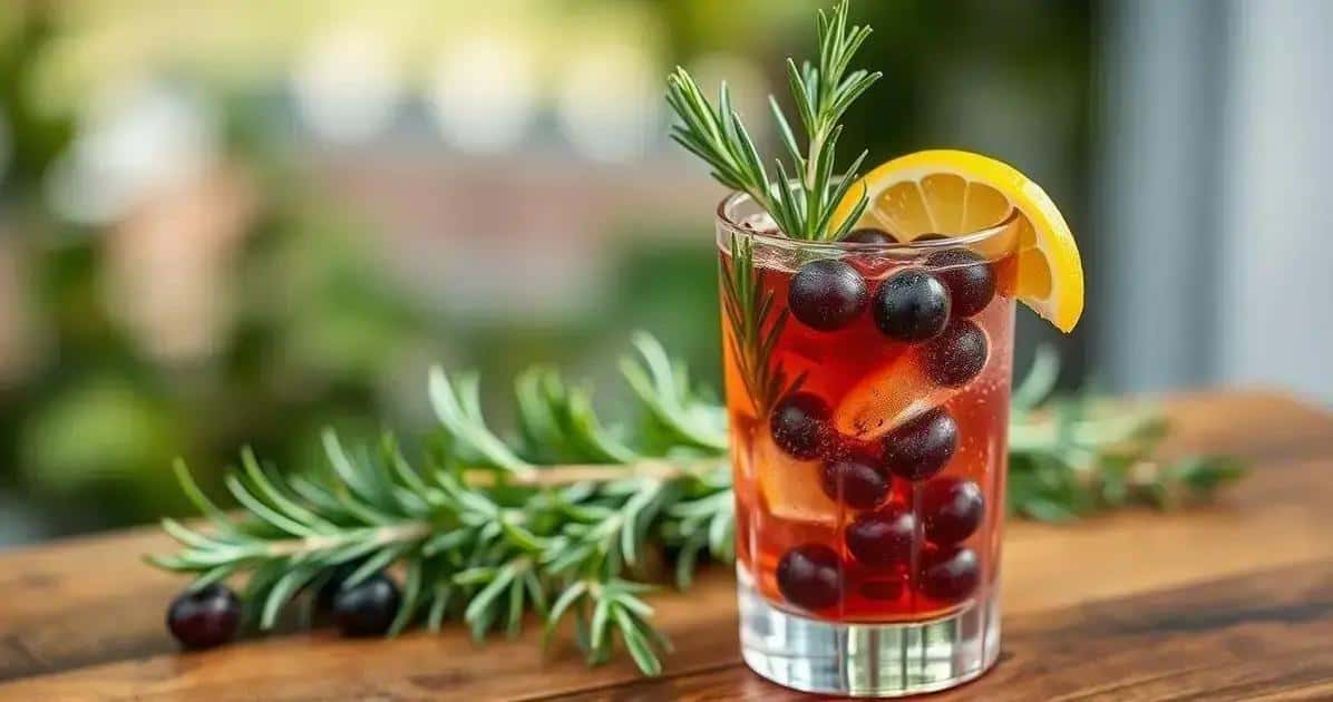 caipirissima de uva com alecrim aprenda a preparar esta delicia refrescante