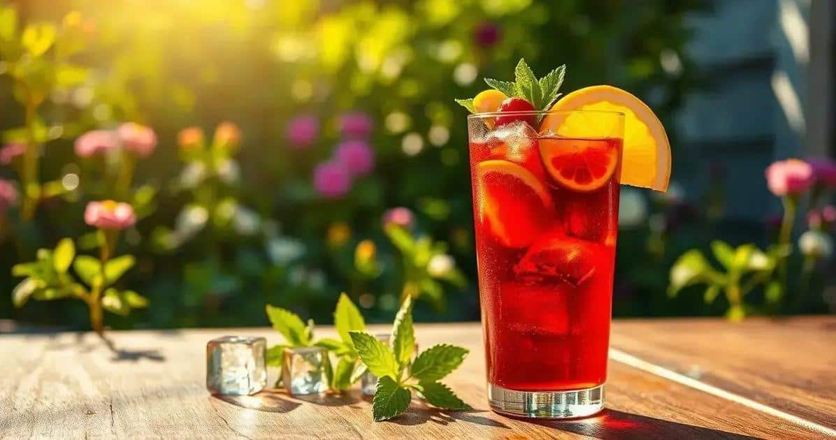 Dicas para potencializar o sabor do chá gelado