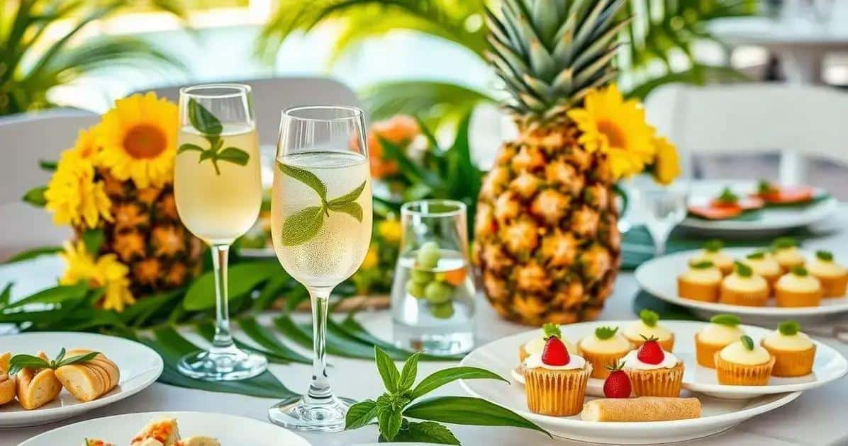 Harmonização do Champagne Tropical