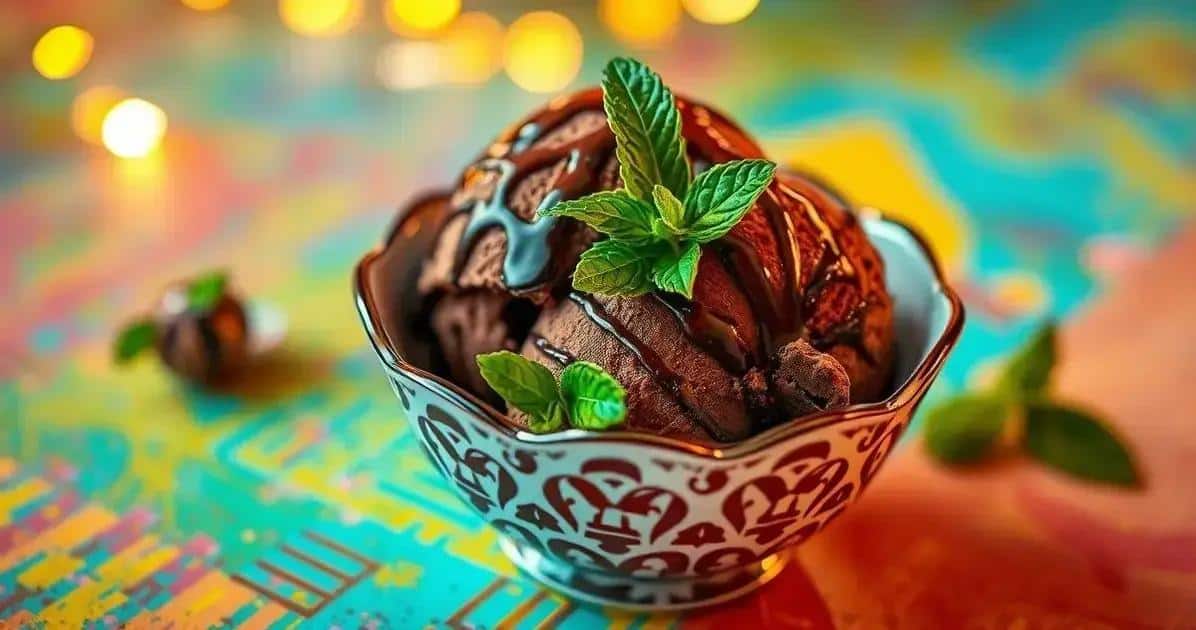 chocolate gelado com licor de coco e hortela a sobremesa dos sonhos