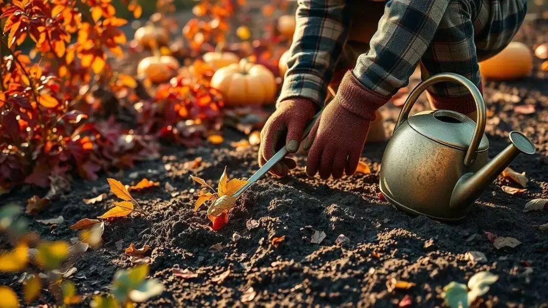 como renovar a terra apos a colheita de verao