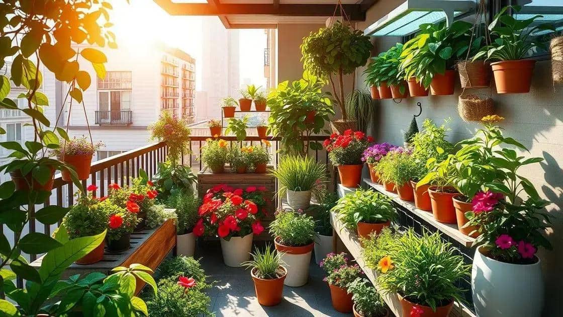 Como aproveitar a luz disponível na sua sacada