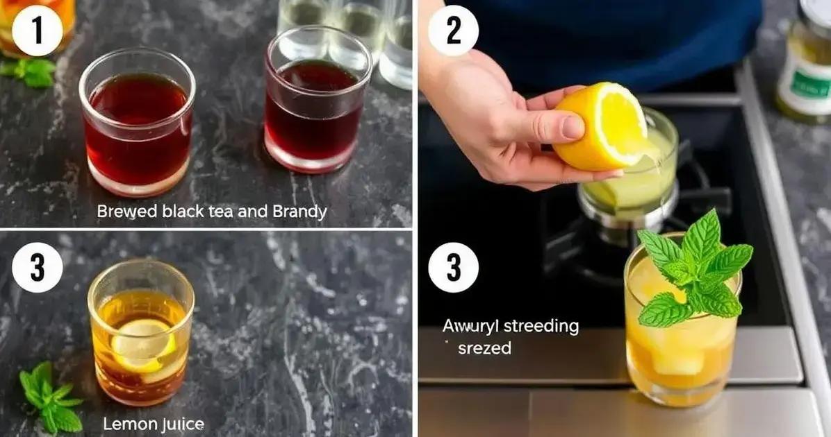 Método de Preparação para a Bebida