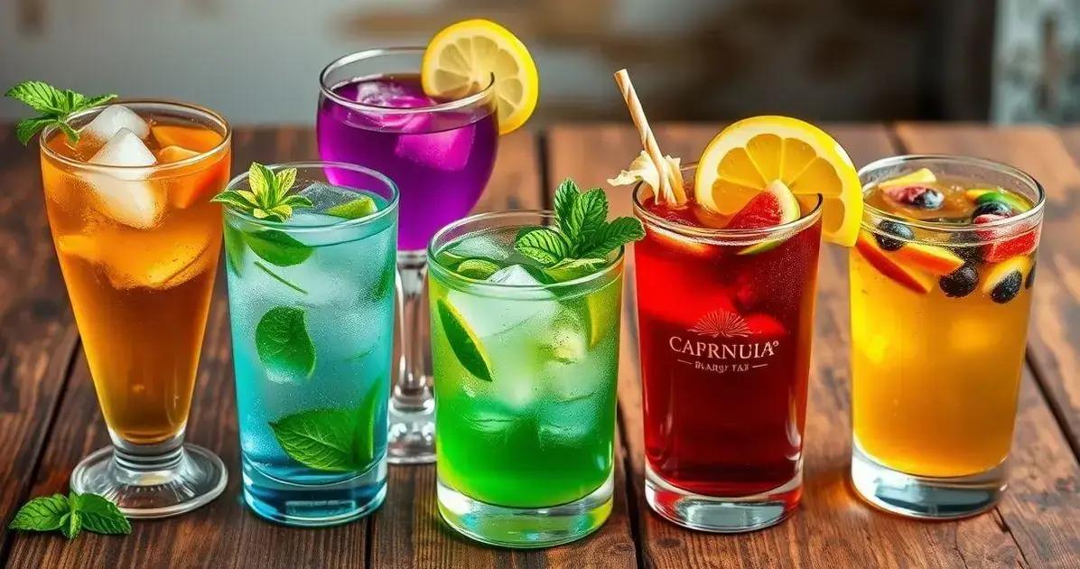 Variações Criativas do Conhaque com Chá