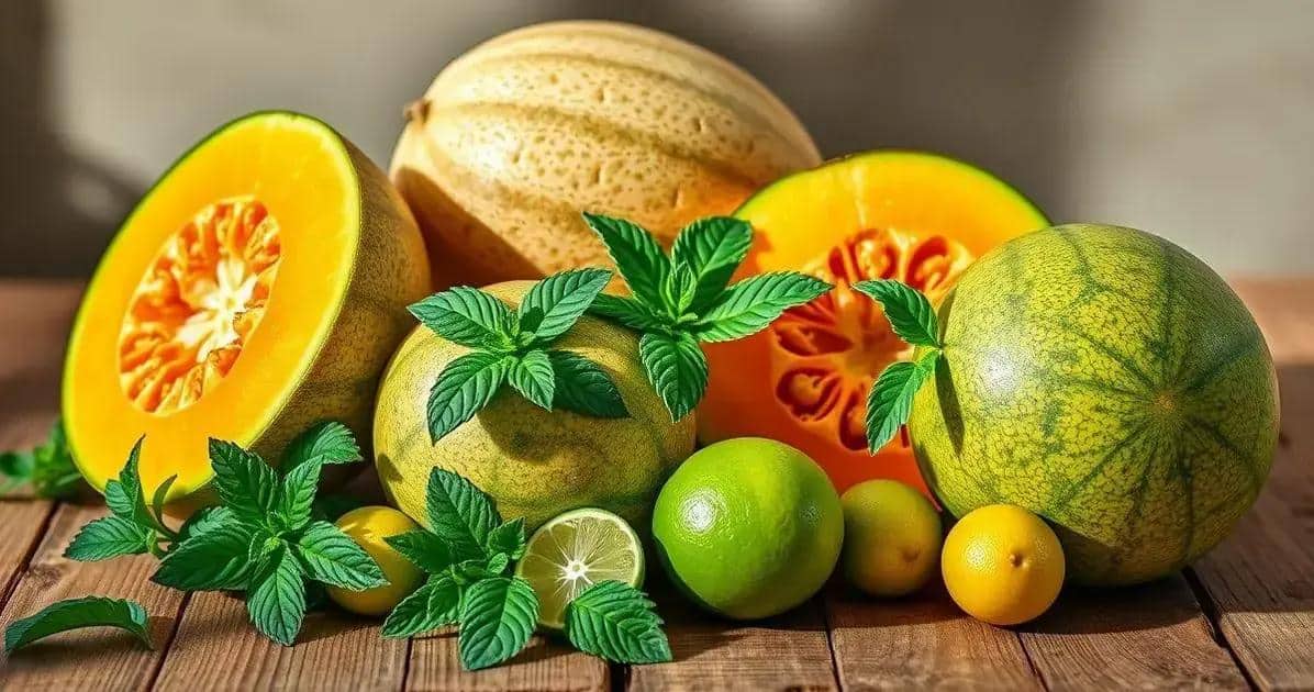 Como Variedades de Melão Influenciam o Sabor