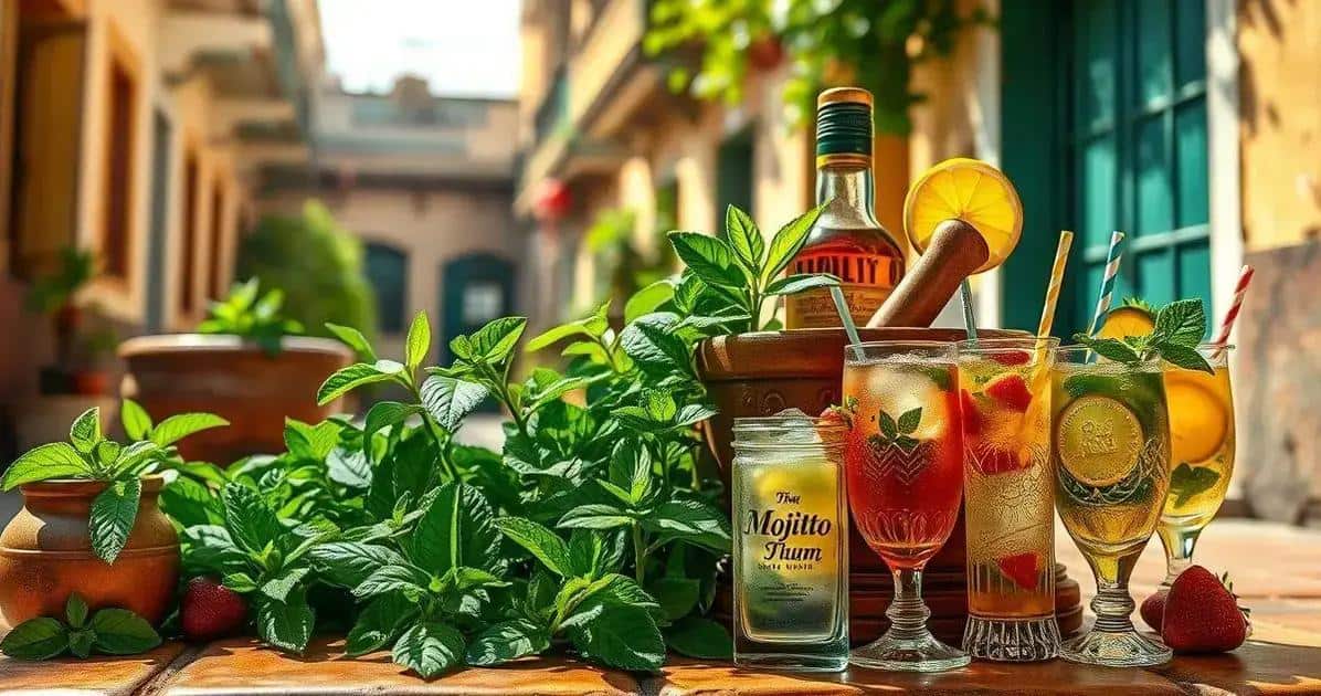 A História do Mojito e suas Variações
