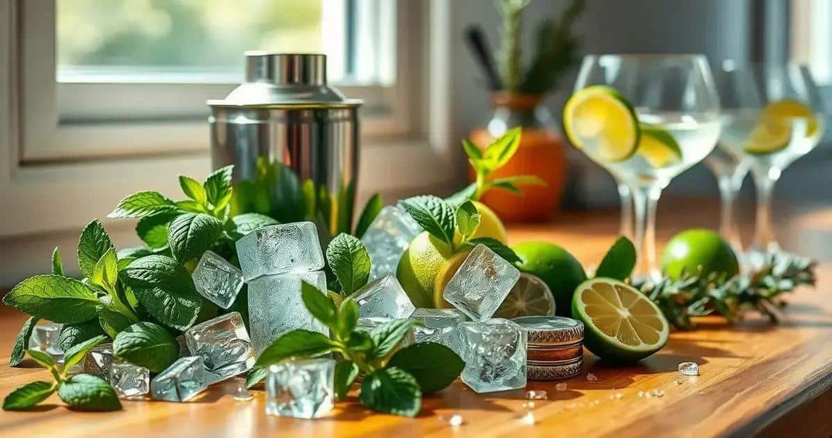 Misturando as Temperaturas: Tiros e Preparações para o Mojito