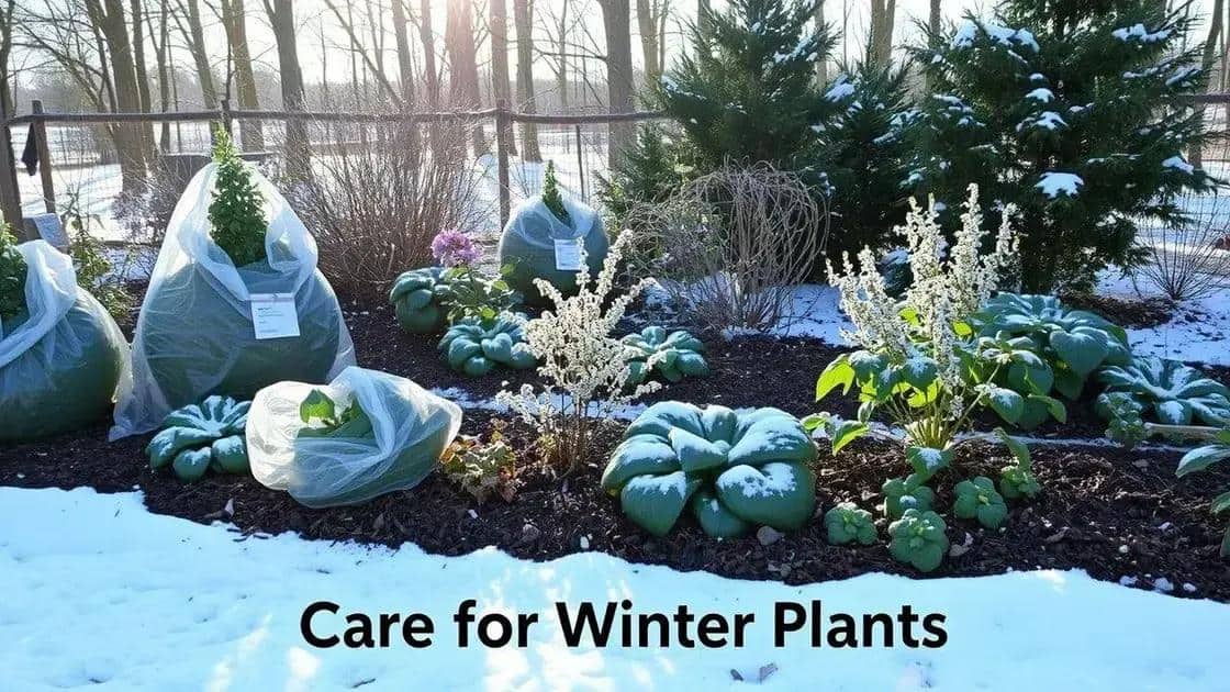 cuidados com plantas no inverno