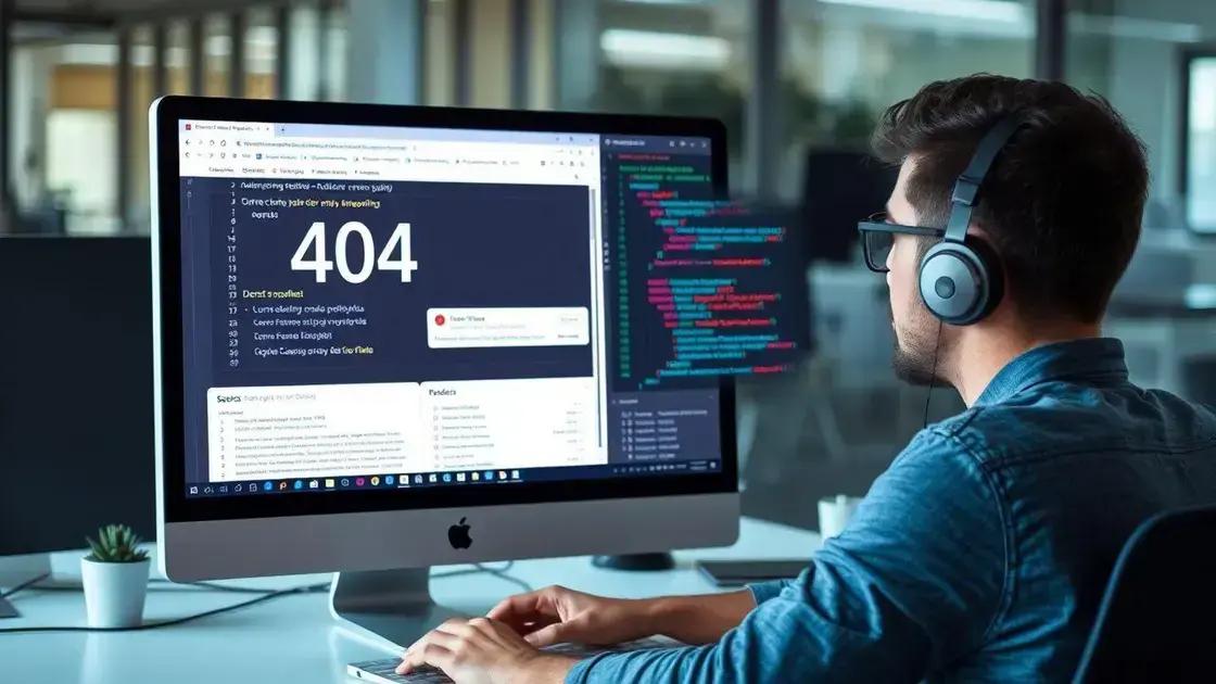 resolvendo erros comuns como 404 e problemas de indexação