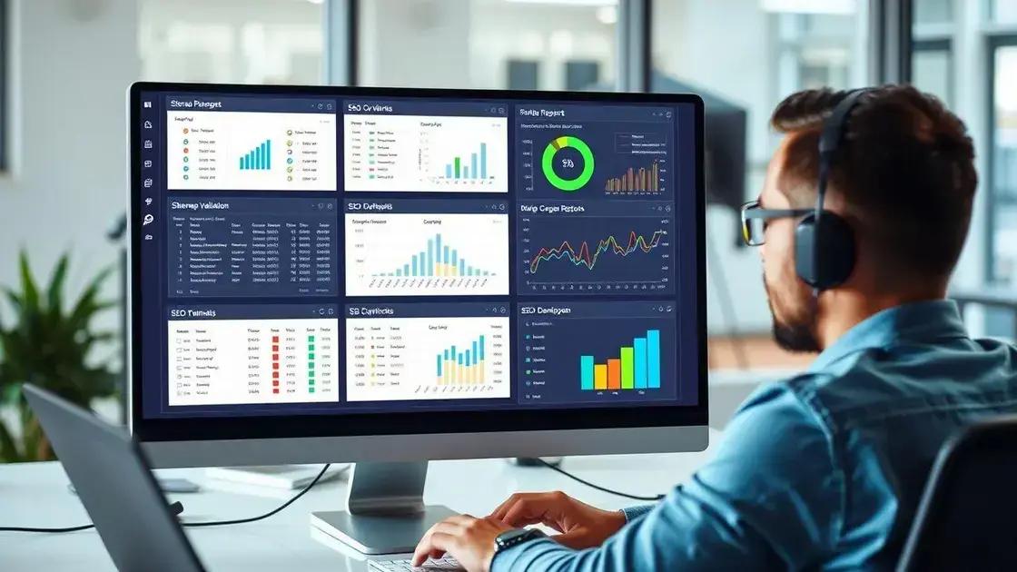 ferramentas para validar e otimizar seus sitemaps