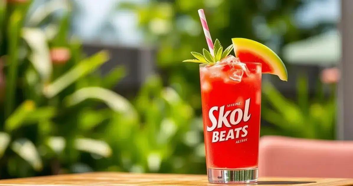 skol beats de verao com melancia refresco perfeito para o calor